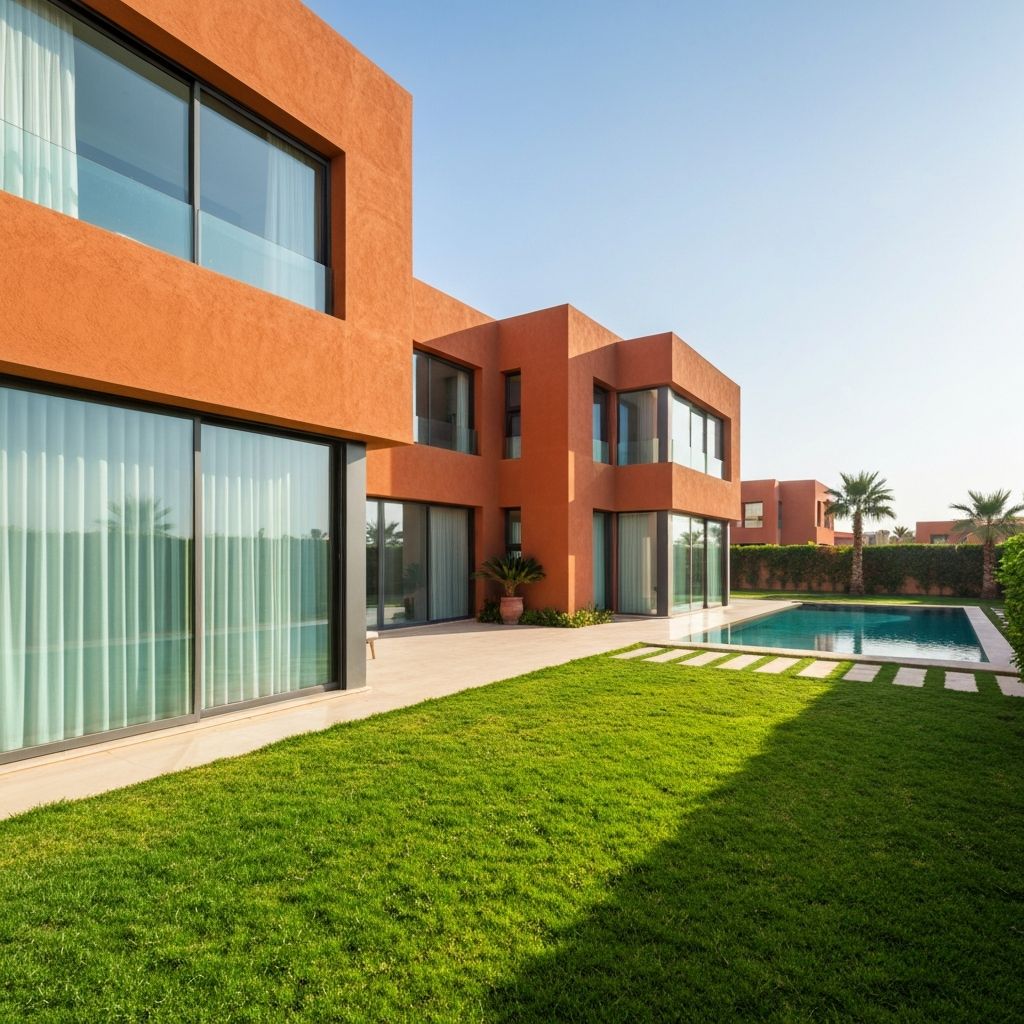 Luxury villa with pool and garden